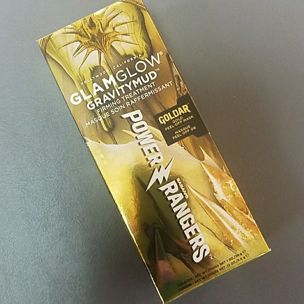 Glamglow Power Rangers Goldar Mud Mask- BNIB